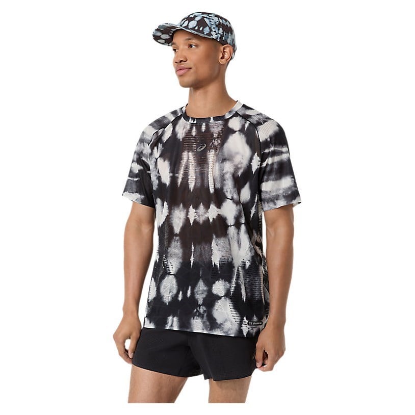 Asics MetaRun Mens Short Sleeve Top - Limited Edition - Cream/Performance Black - image 3