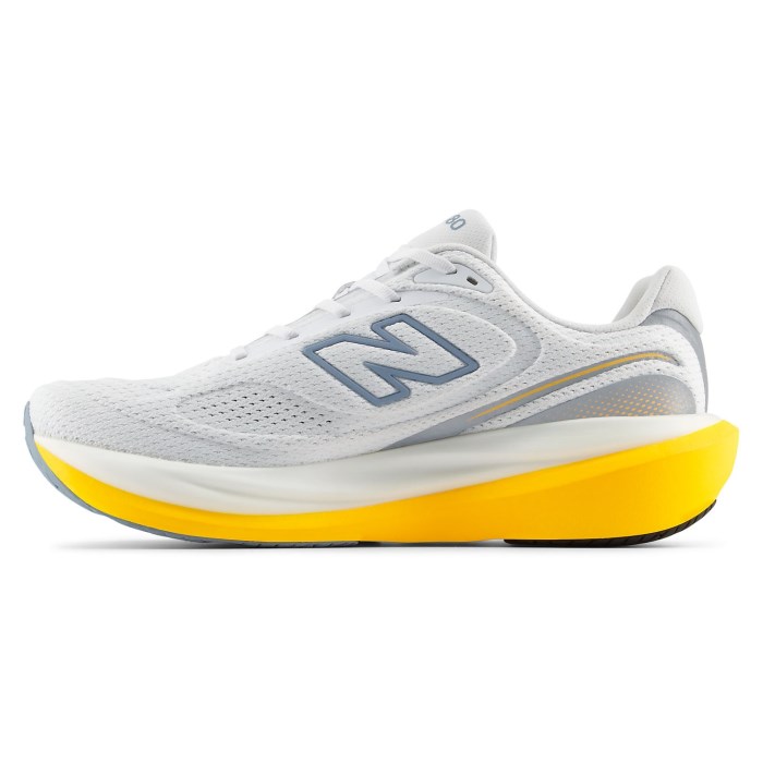 New Balance 1080v15 - Mens Running Shoes - White/Satsuma Orange - image 3