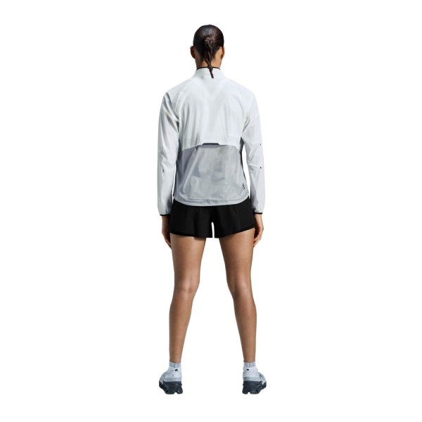 On Running Womens Weather Jacket - White/Glacier
