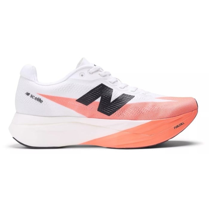 New Balance FuelCell Supercomp Elite v5 - Womens Racing Shoes - Urgent Red/White/Black