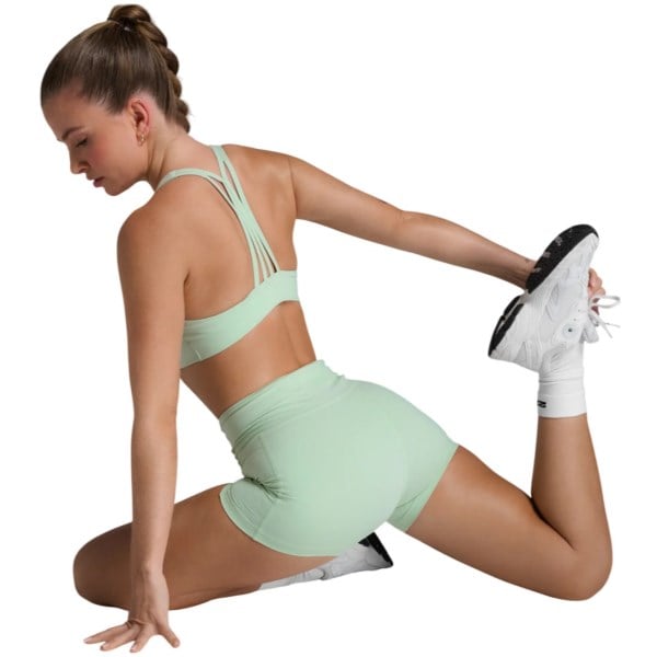 2XU Form Soft Touch Hi-Rise Womens 4 Inch Compression Shorts - Digital Mint/Digital Mint