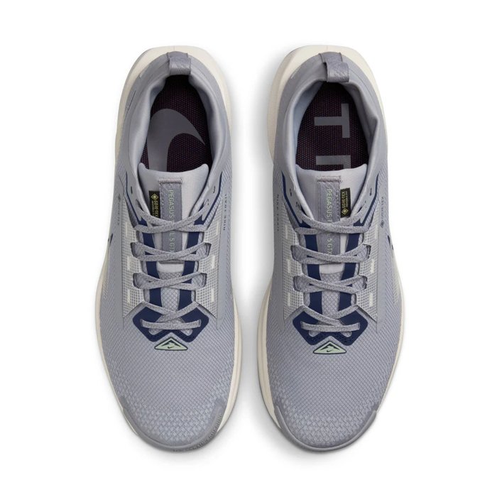Nike Pegasus Trail 5 GTX - Mens Trail Running Shoes - Cement Grey/Midnight Navy/Jade Horizon