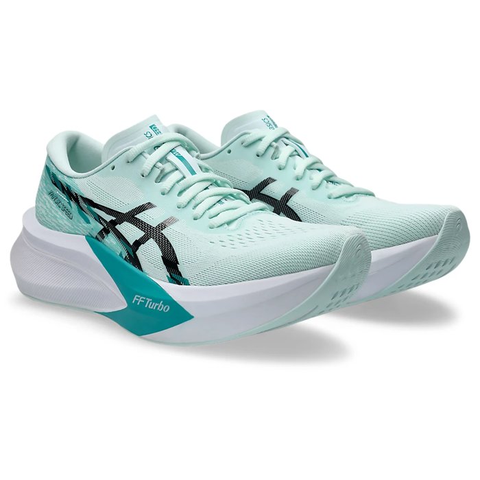 Asics Magic Speed 4 - Womens Road Racing Shoes - Soothing Sea/Black