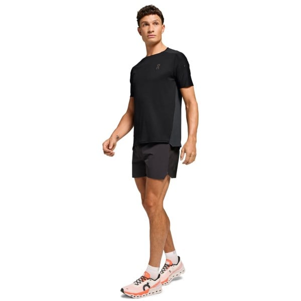 On Running Performance-T Mens Running T-Shirt - Black/Eclipse