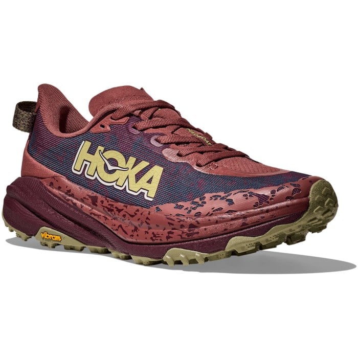 Hoka Speedgoat 6 - Womens Trail Running Shoes - Rouge/Black Cherry
