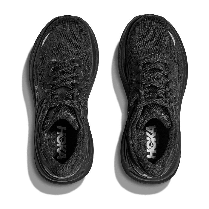 Hoka Bondi 9 - Womens Running Shoes - Black/Black