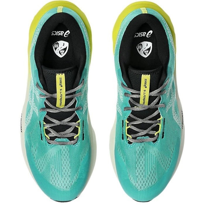 Asics NovaBlast 5 TR - Mens Running Shoes - Aurora Green/Light Dust