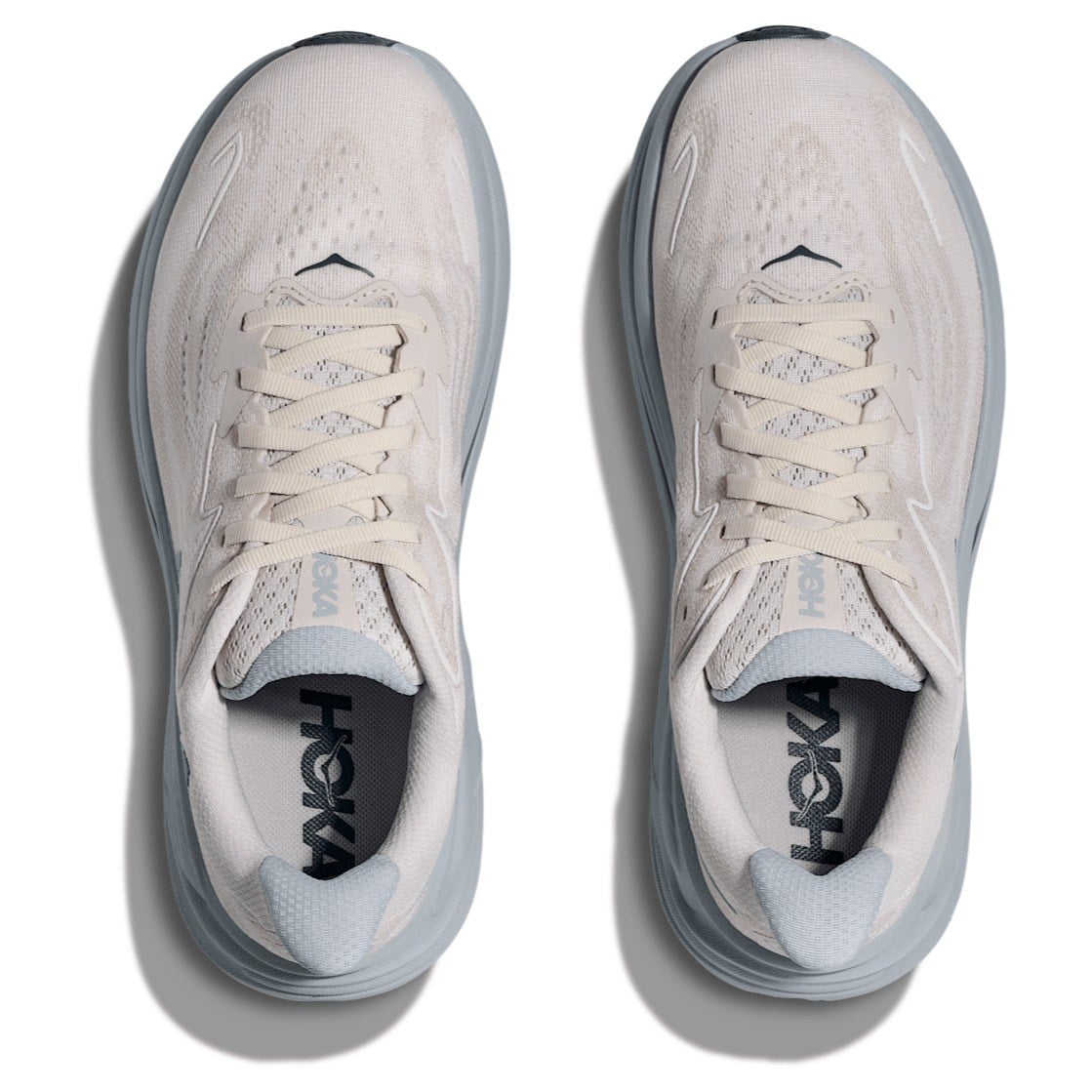 Hoka Clifton 10 - Womens Running Shoes - Grout/Mineral Blue