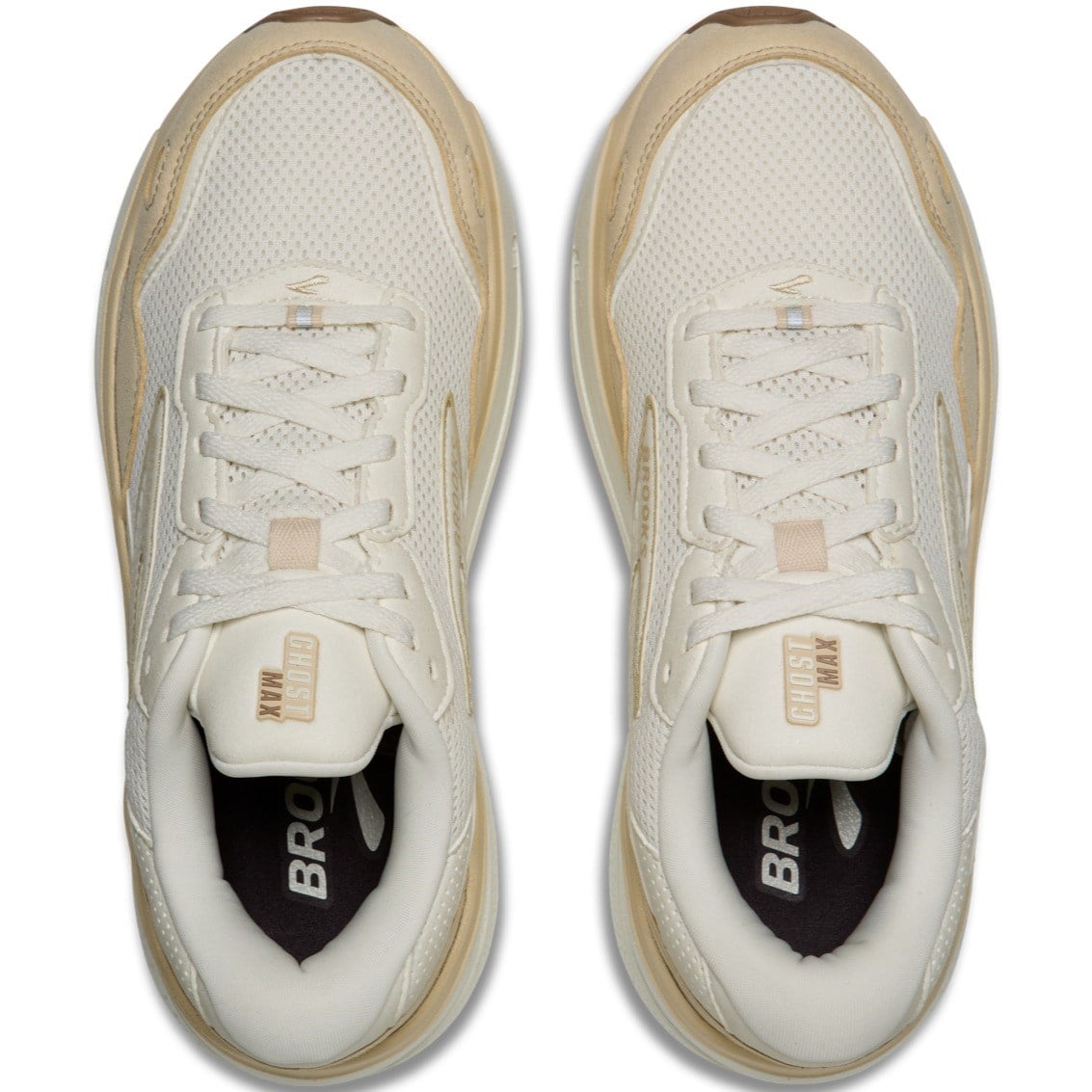 Brooks Ghost Max 2 Suede - Womens Walking Shoes - Star/Sand/Portabella