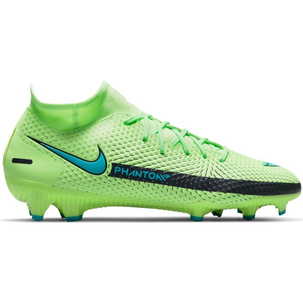 Nike Phantom Academy Dynamic Fit MG - Mens Football Boots - Lime Glow/Aquamarine