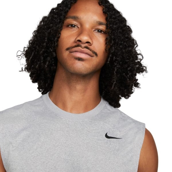 Nike Dri-Fit Legend Mens Training Tank Top - Tumbled Grey/Flt Silver/Heather/Black