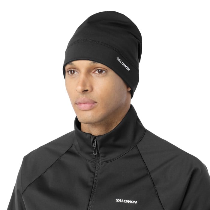 Salomon Run Tech Unisex Cap - Deep Black