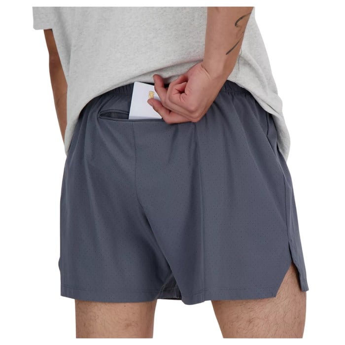 New Balance RC 5 Inch Mens Running Shorts - Graphite/Slate Grey