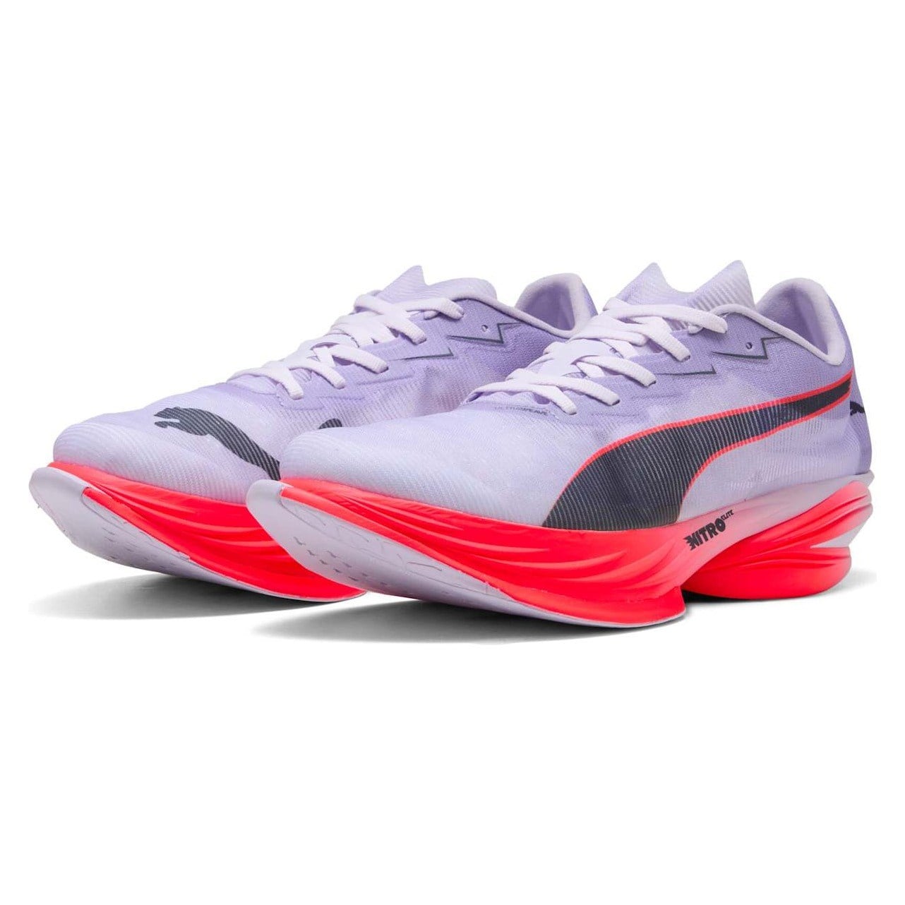 Puma Fast-R 3 Nitro Elite - Mens Racing Shoes - Light Lavender/Ultra Red - image 6