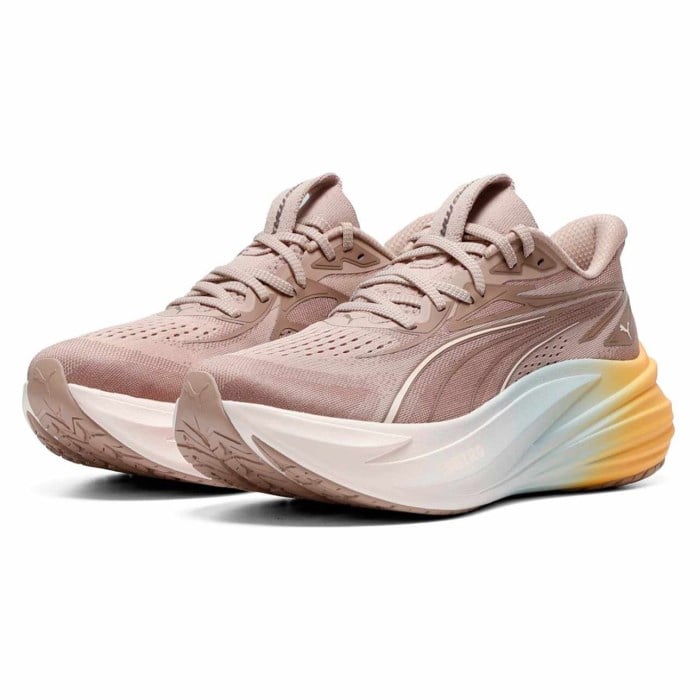 Puma MagMax Nitro 2 Run Club - Mens Running Shoes - Rose Latte/Jasmine Flower