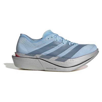 adidas Adizero Adios Pro 5 Chicago - Womens Racing Shoes - Clear Sky/Steel Red/Silver Metallic