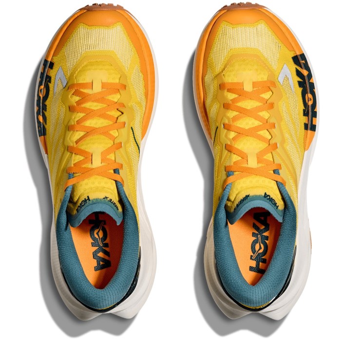 Hoka Mafate X - Mens Trail Running Shoes - Zest/Mountain Fog