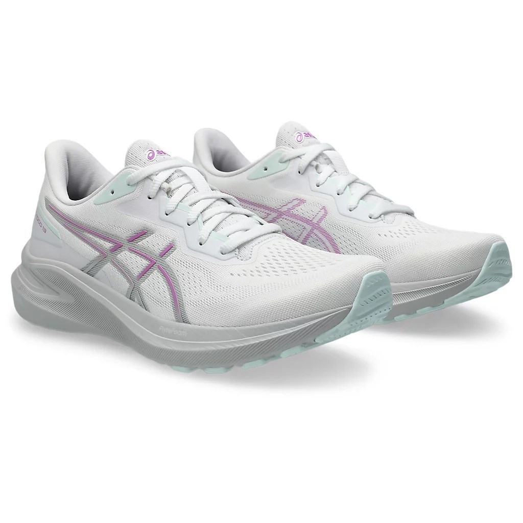 Asics GT-1000 13 - Womens Running Shoes - White/Lavender Glow