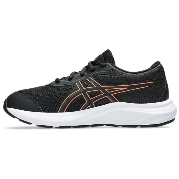 Asics Contend 9 GS - Kids Running Shoes - Black/Saxon Green