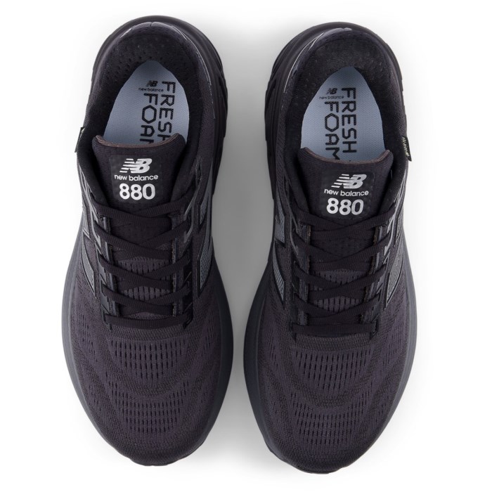 New Balance Fresh Foam X 880v15 GTX - Mens Waterproof Running Shoes - Black/Castlerock/Silver