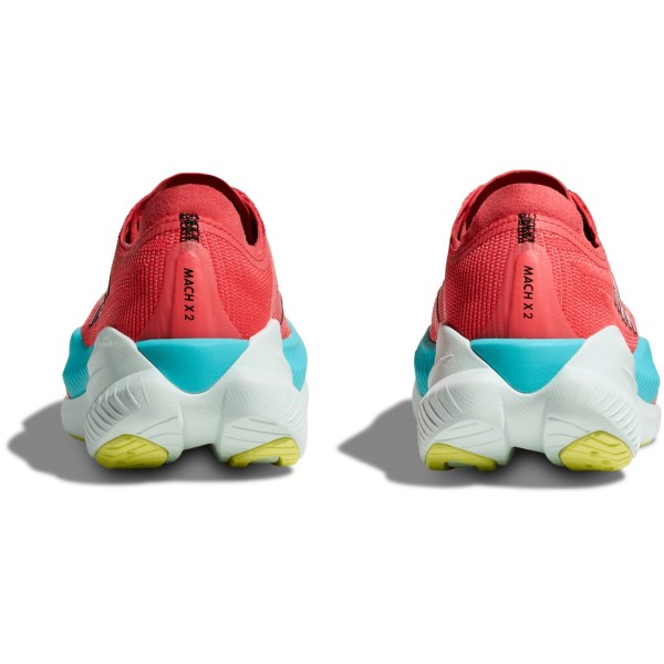 Hoka Mach X 2 - Mens Running Shoes - Grapefruit/Electric Coral