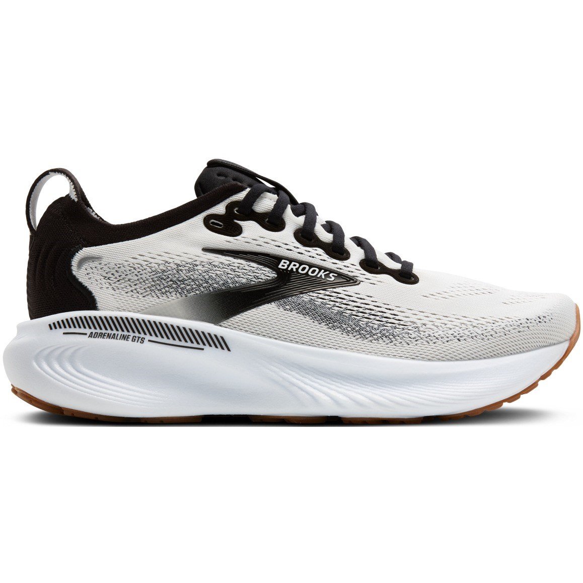 Brooks Adrenaline GTS 25 - Mens Running Shoes - White/Black/White