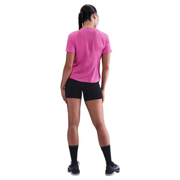 Nike Womens Aeroswift Short Sleeve Top - Playful Pink/Reflective Silver