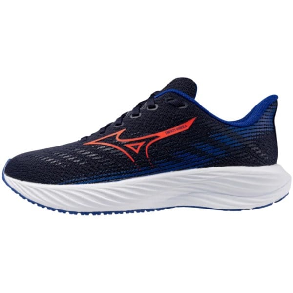 Mizuno Wave Enerzy Rider Jr - Kids Running Shoes - Peacoat/Mizuno Ignition Red/Reflex Blue