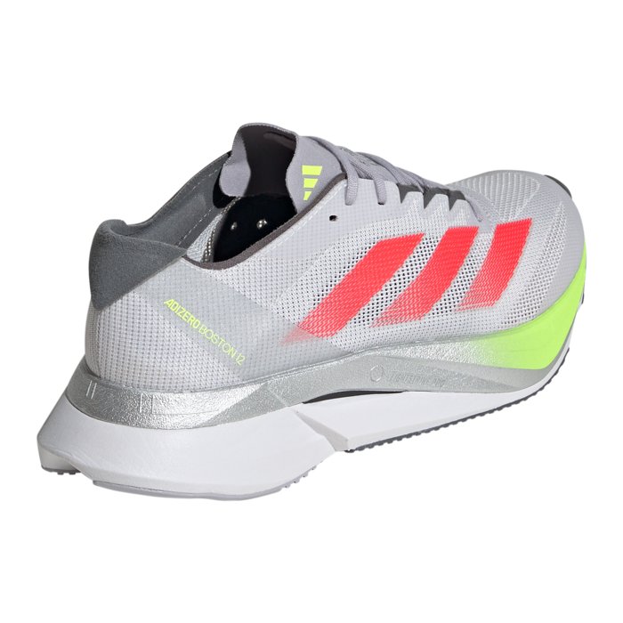 Adidas Adizero Boston 12 - Womens Running Shoes - Dash Grey/Lucid Red/Lucid Lemon