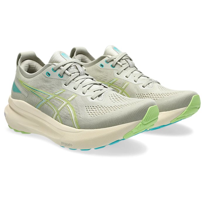 Asics Gel Kayano 31 - Mens Running Shoes - White/Sage/Birch