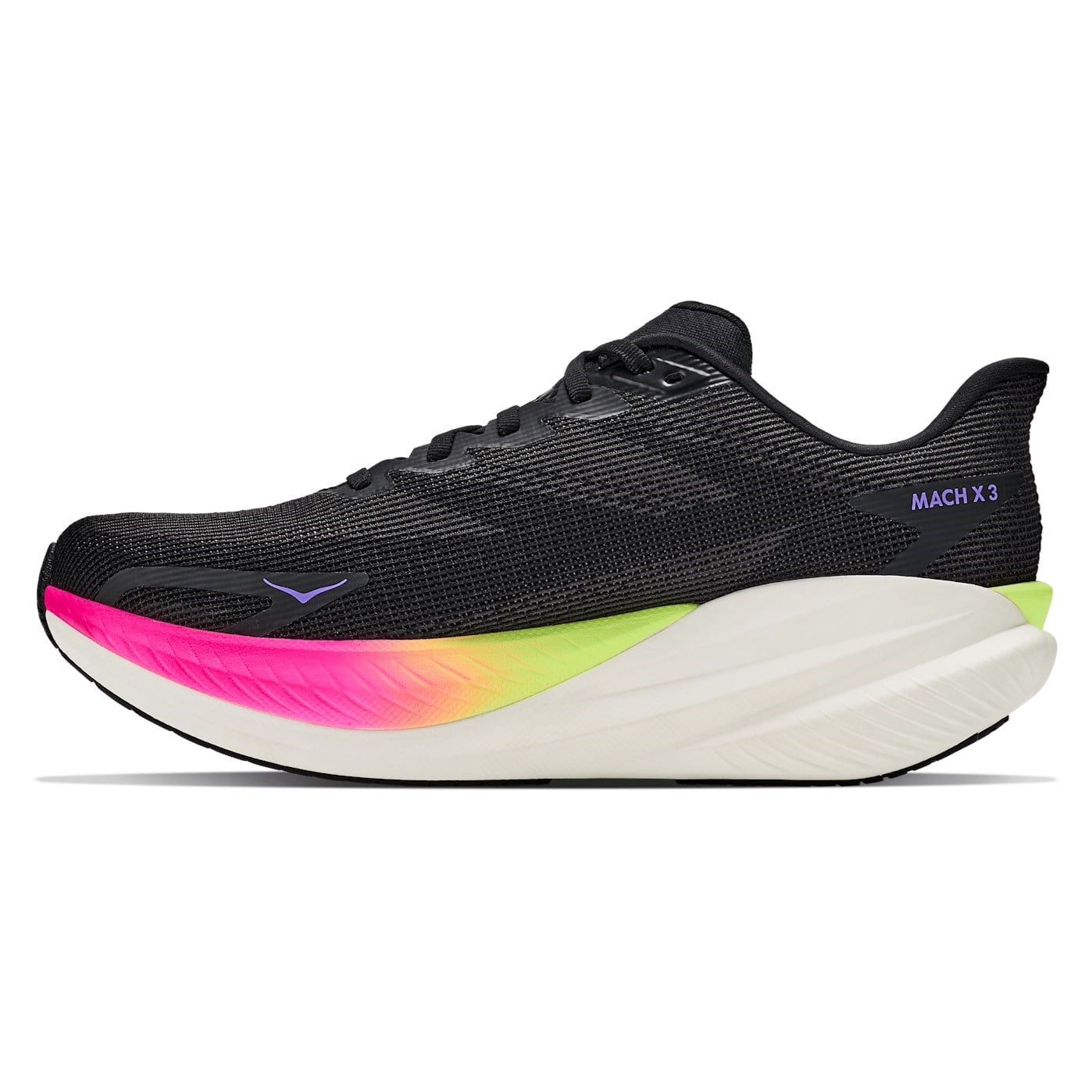 Hoka Mach X 3 - Mens Running Shoes - Black/Neon Nebula - image 6