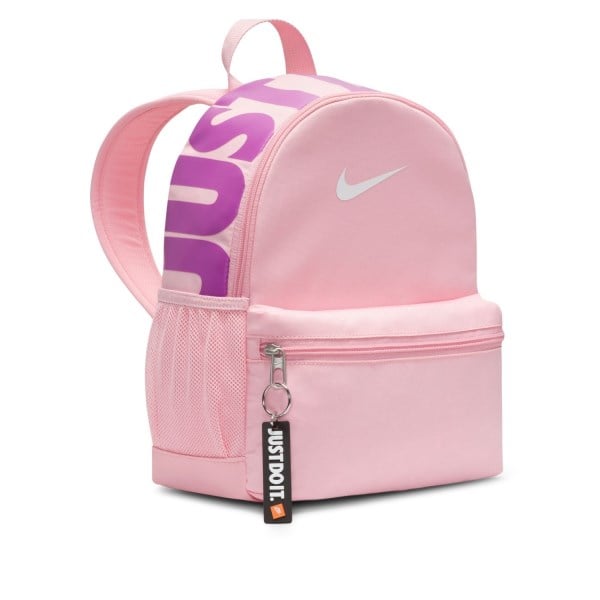 Nike Brasilia JDI Mini Kids Backpack Bag - Med Soft Pink/Fuchsia Dream/White