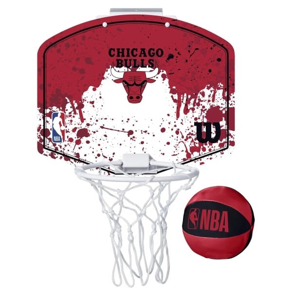 Wilson Chicago Bulls NBA Team Mini Basketball Hoop - Chicago Bulls