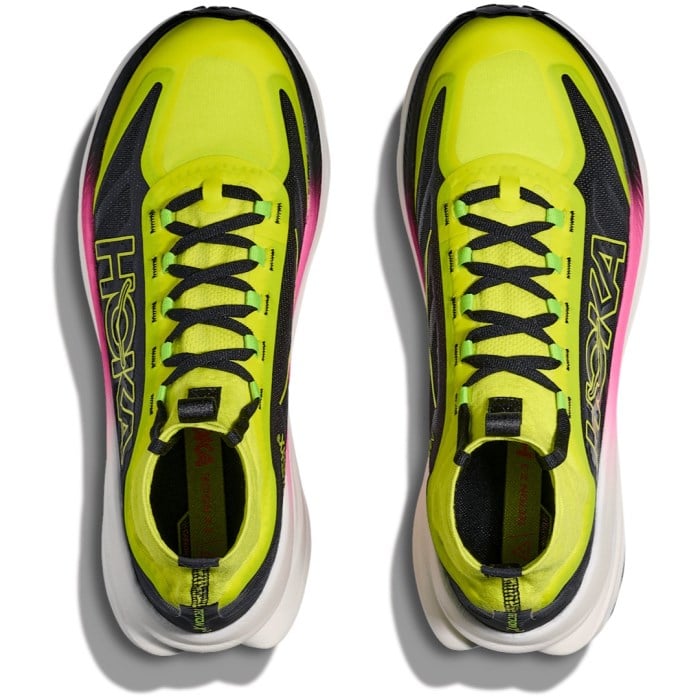 Hoka Tecton X 3 - Womens Trail Running Shoes - Neon Hoka Citrus/Black