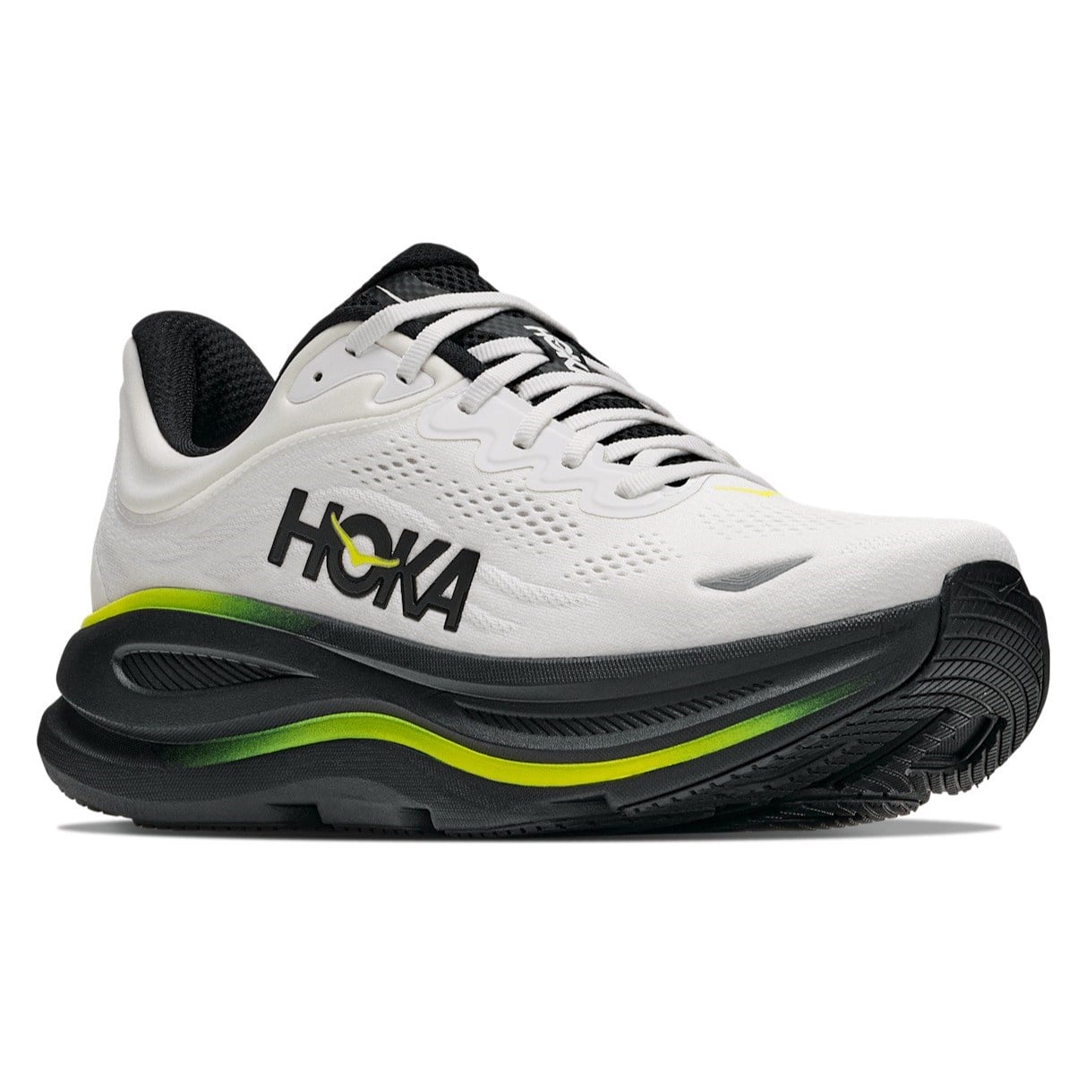 Hoka Bondi 9 - Mens Running Shoes - White/Citrus - image 6