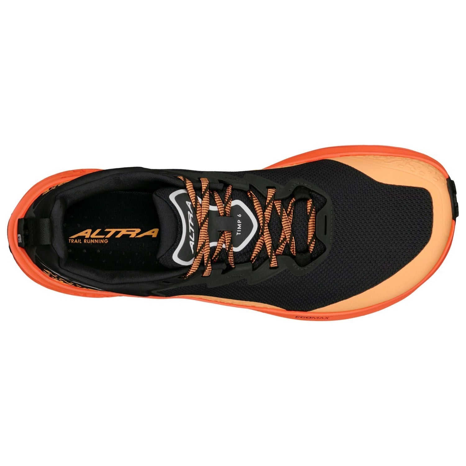 Altra Timp 6 - Mens Trail Running Shoes - Black/Orange