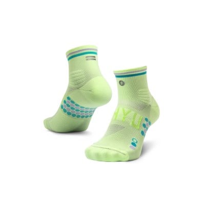SHYU Quarter Crew Racing Socks - Pear/Mermaid/Lilac
