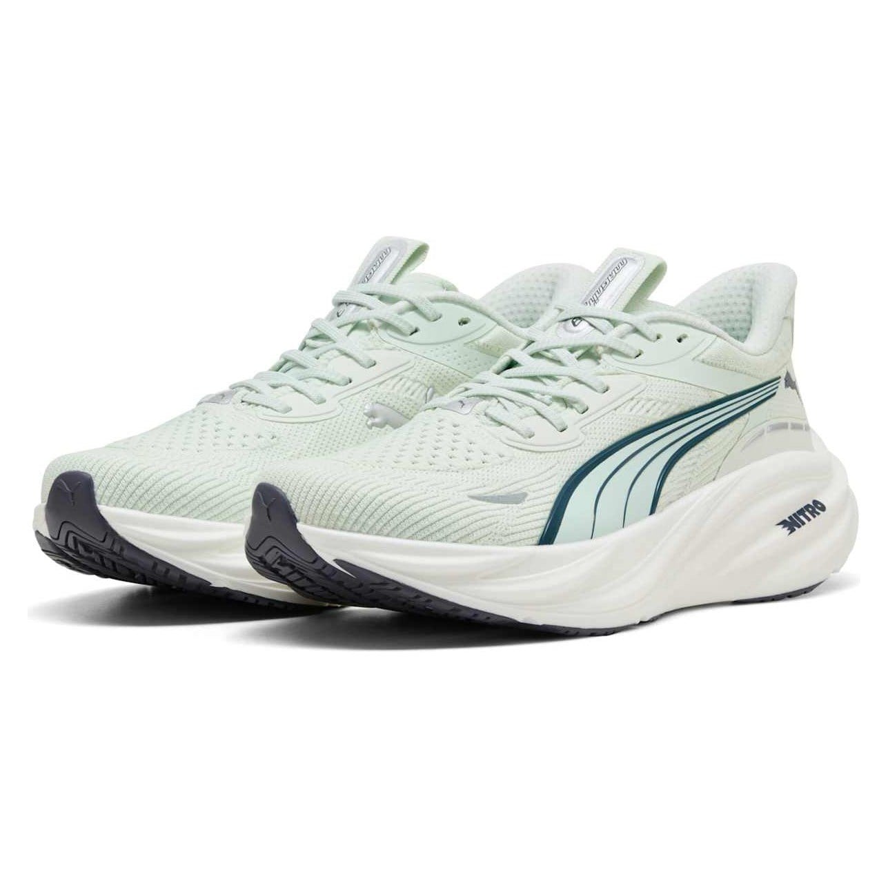 Puma Magnify Nitro 3 - Womens Running Shoes - Sage Glow/Inky Depths - image 6