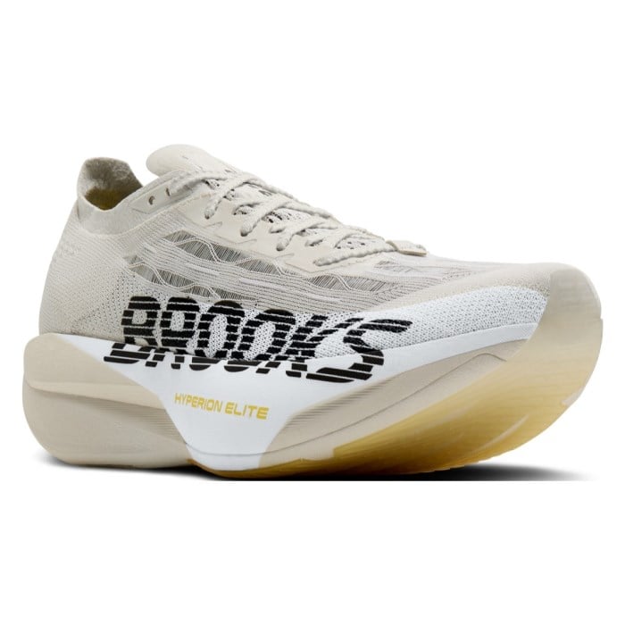 Brooks Hyperion Elite 6 - Unisex Racing Shoes - Vaporous Grey/Yellow/Black - image 6