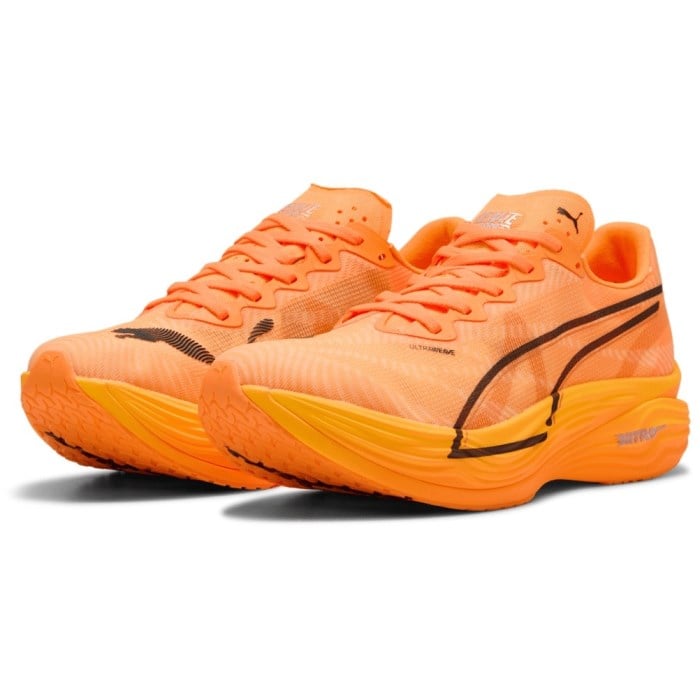 Puma Deviate Nitro Elite 3 - Mens Running Shoes - Heat Fire/Puma Black