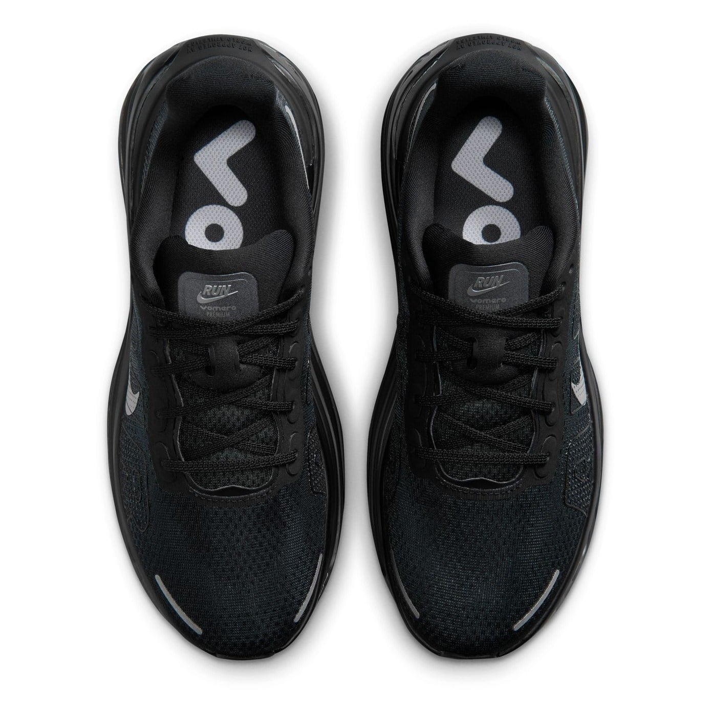 Nike Vomero Premium - Womens Running Shoes - Black/Metallic Silver-Off Noir - image 5