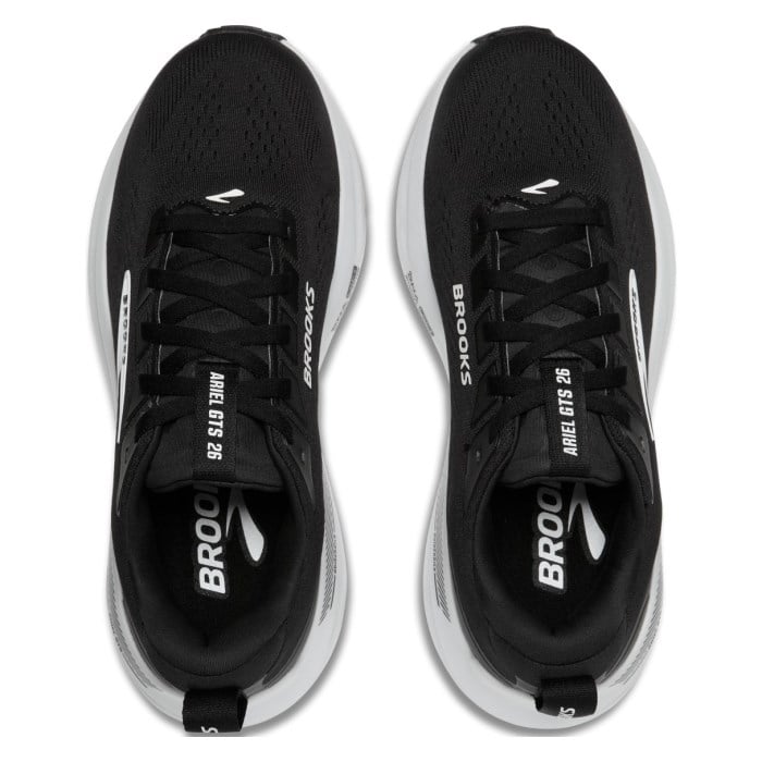 Brooks Ariel GTS 26 - Womens Running Shoes - Black/Grey/White