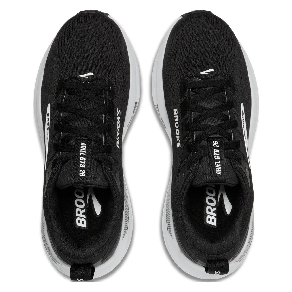 Brooks Ariel GTS 26 - Womens Running Shoes - Black/Grey/White