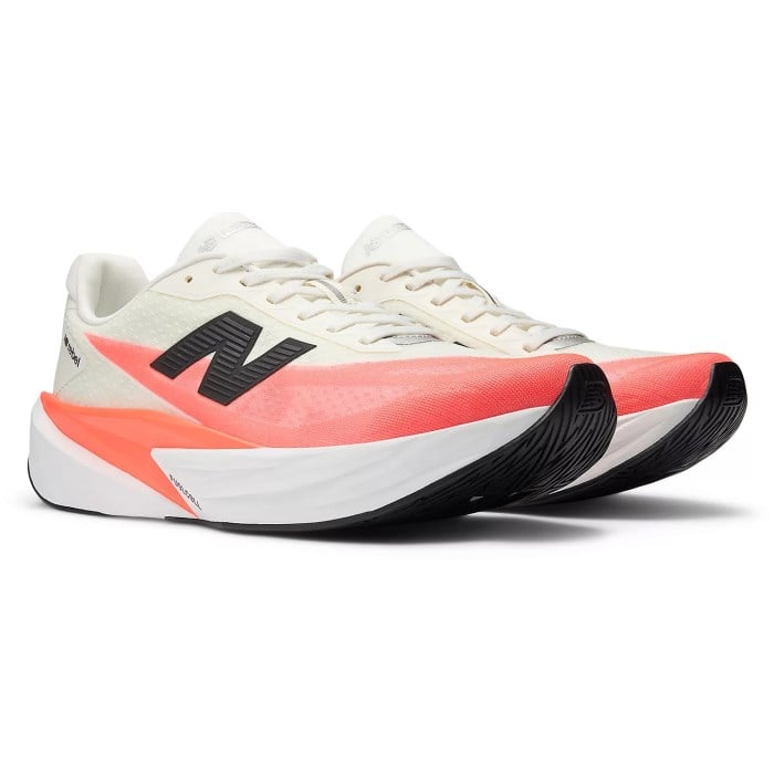 New Balance FuelCell Rebel v5 - Mens Running Shoes - Urgent Red/White/Sea Salt