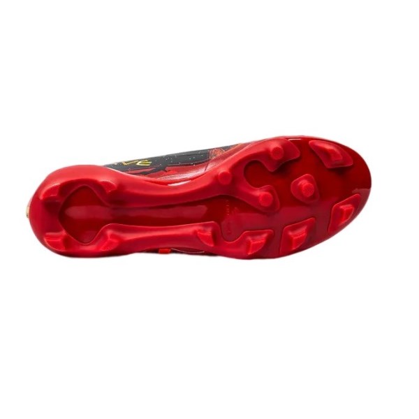 Concave First Nations v1 FG - Kids Football Boots - Black/Red/Yellow