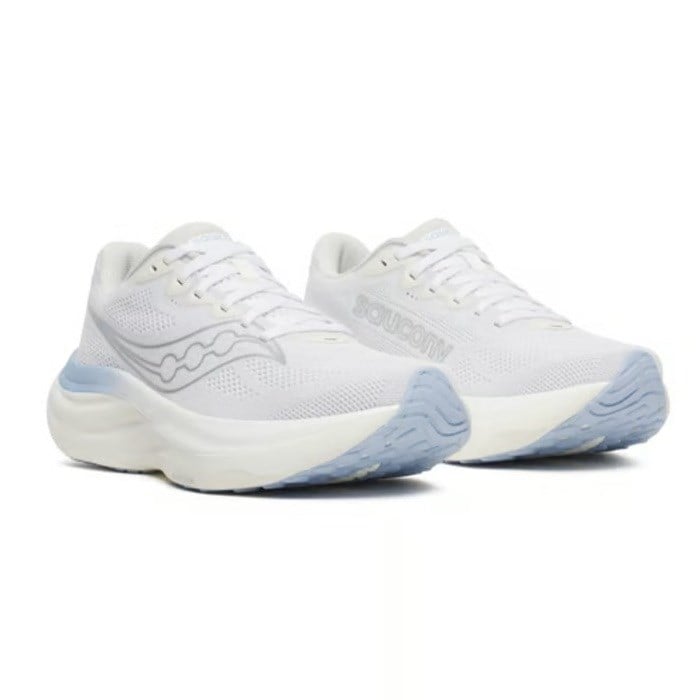 Saucony Ride 19 - Womens Running Shoes - White/Ivory - image 2