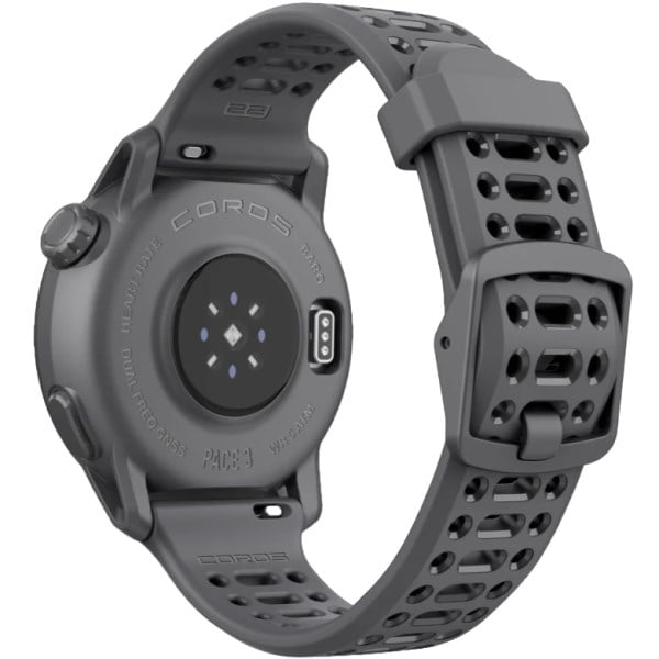 Coros Pace 3 Premium Multisport GPS Watch With Silicone Band - Black