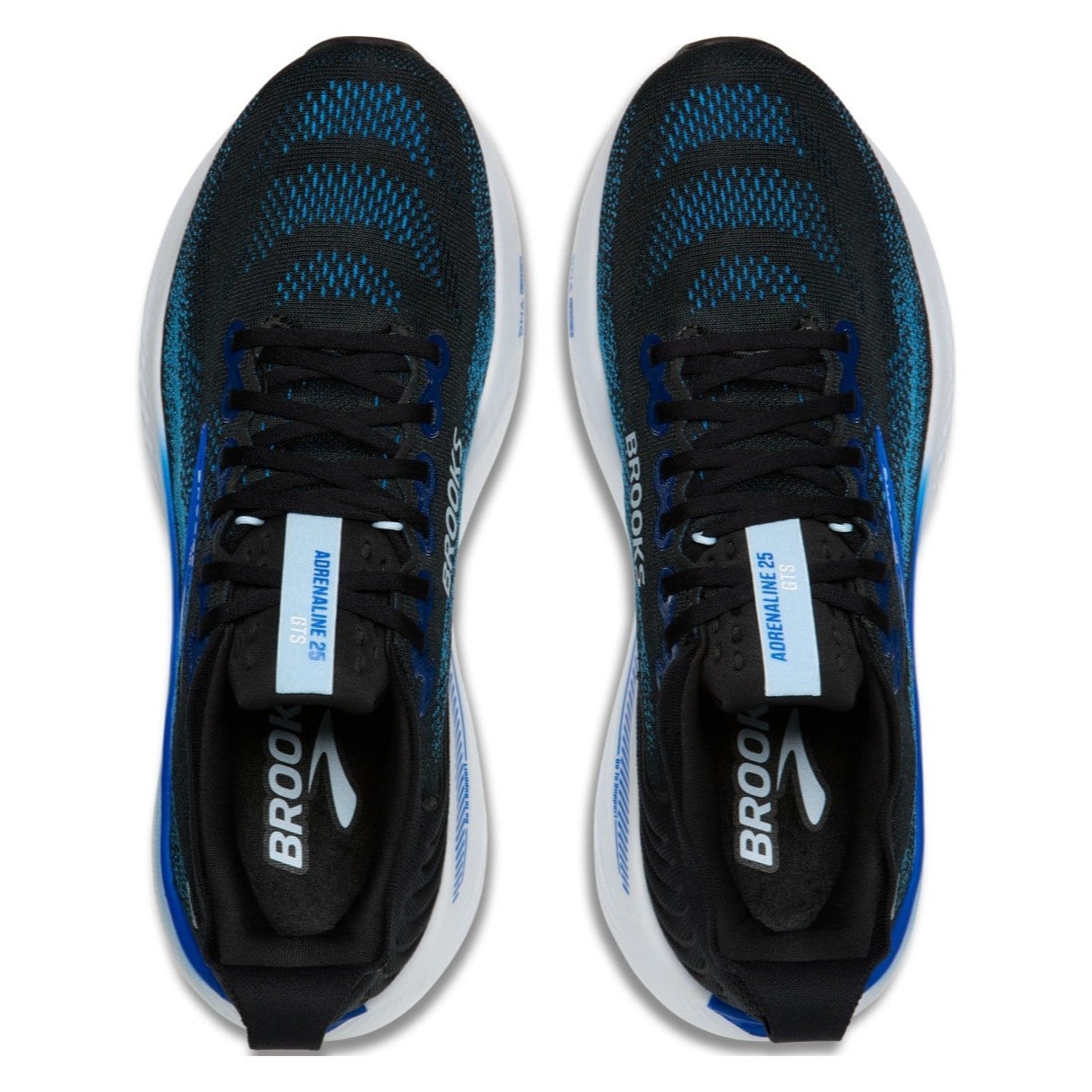Brooks Adrenaline GTS 25 - Mens Running Shoes - Black/Blue/Tantucket Breeze - image 3