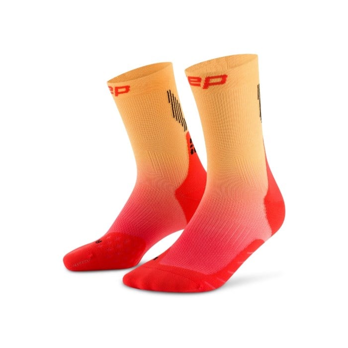 CEP Core Run Edition Gradient Mid Cut Mens Socks