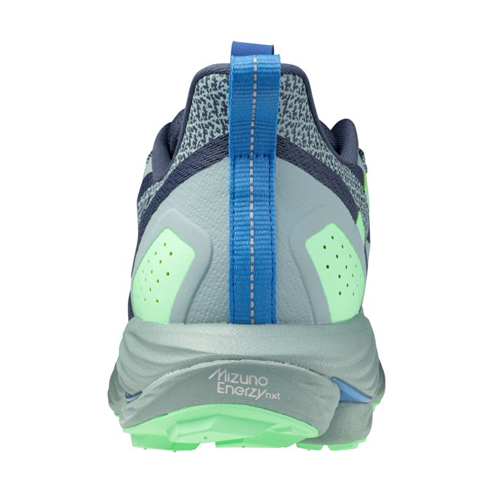 Mizuno Wave Rider TT 2 - Mens Trail Running Shoes - Vintage indigo/Ether/Neo Mint